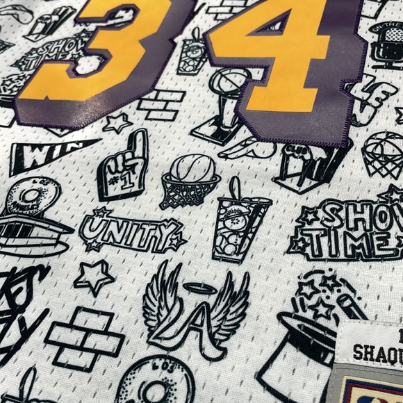 Mitchell & Ness Shaq throwback doodle jersey - Picture 4 of 8